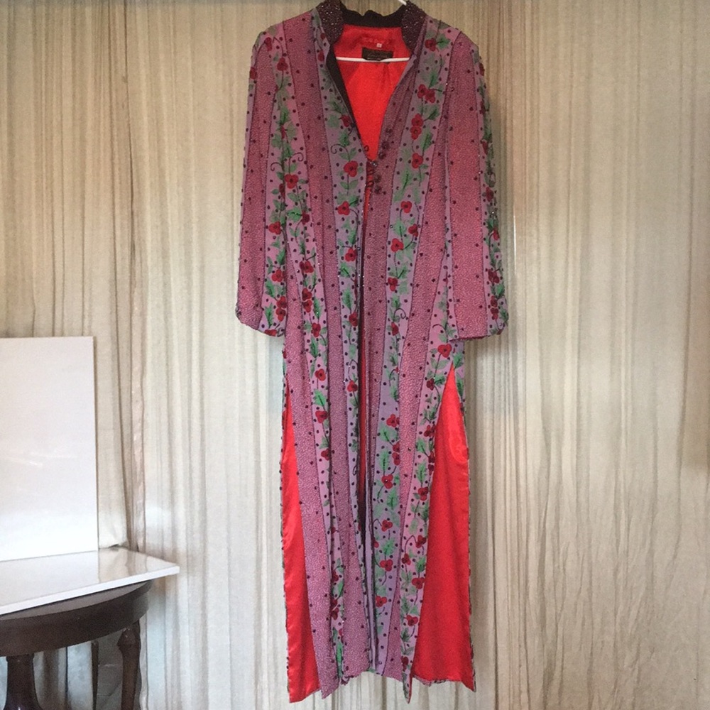 Exclusive Designer Garment. Beaded and embroidered